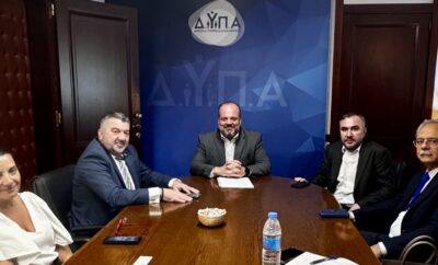 Την κάλυψη των αναγκών σε τεχνικό προσωπικό συζήτησαν ο Πρόεδρος του ΒΕΑ με το Διοικητή της ΔΥΠΑ
